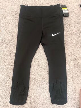 Nike Running Leggings with White Swoosh